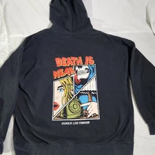 Assholes*s Live Forever Hoodie Sweatshirt Death Is Near Men's 3XL A.L.F. 