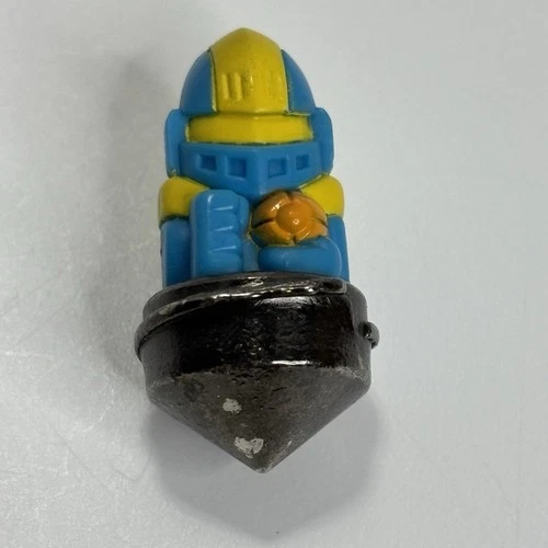 Vintage 1987 Tomy Spinjas Warrior Ice Knights Trident Figure Parker Brothers