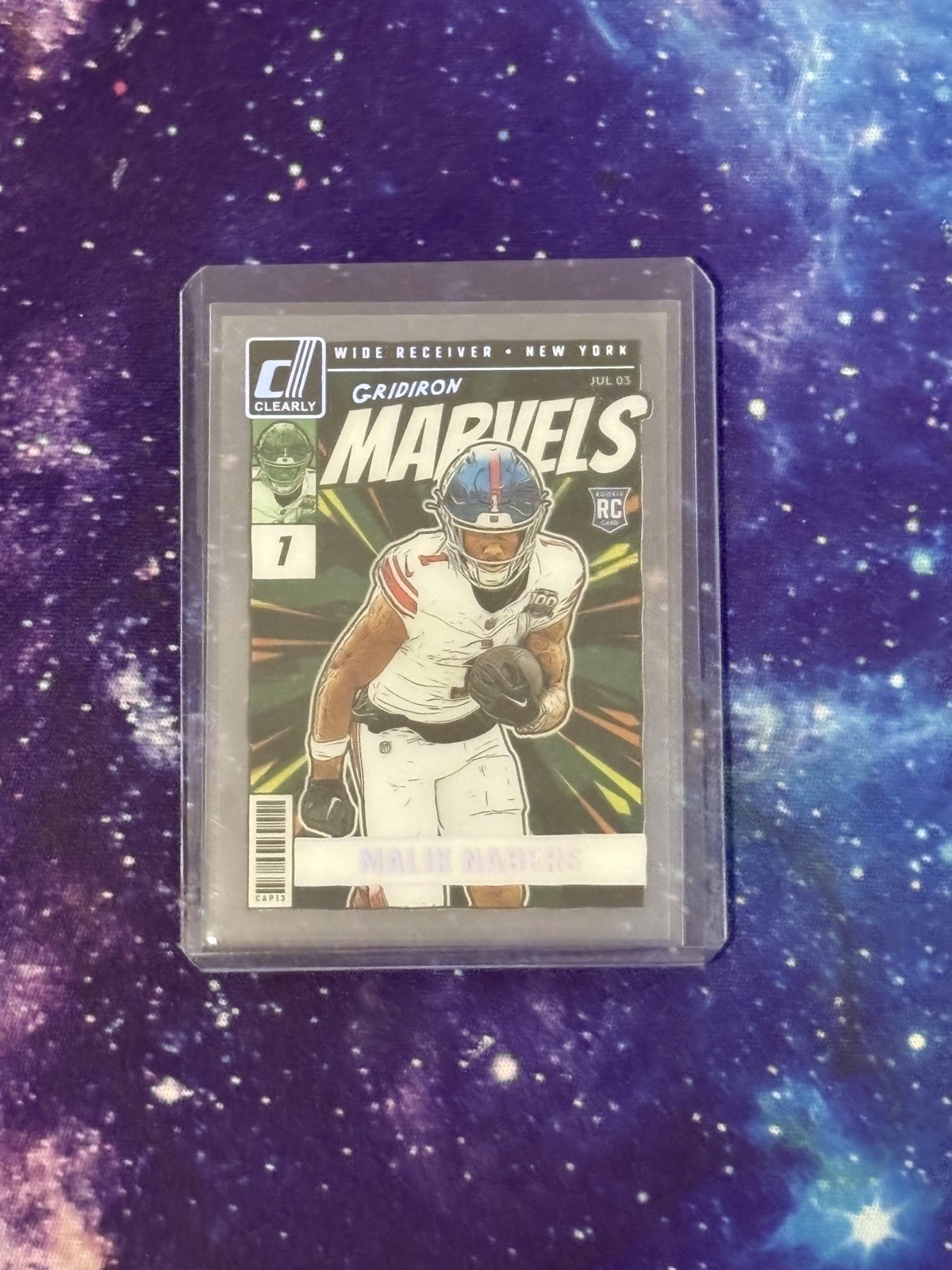MALIK NABERS 2024 Donruss Clearly GRIDIRON MARVELS Case Hit SP SSP Rookie RC