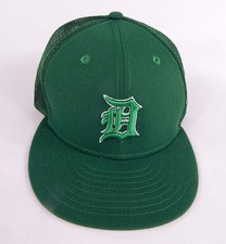 2022 Detroit Tigers Robbie Grossman #8 Game Issued Ps Used Green Hat St Patick 9