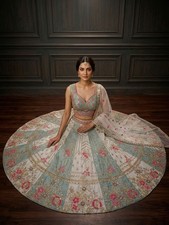 NEW INDIAN BRIDAL LEHNGA CHOLI PARTY WEAR CHOLI LEHNGA BOLLYWOOD DESIGNER DRESS