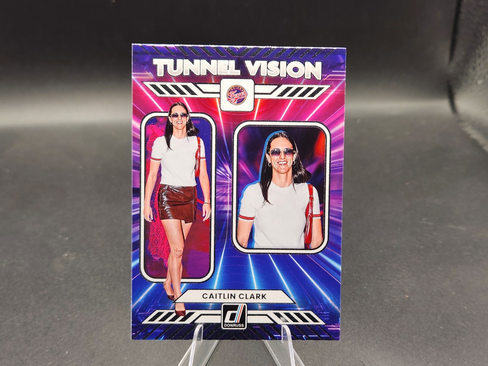 2025 Panini Donruss WNBA - Tunnel Vision Caitlin Clark #1 Indiana Fever