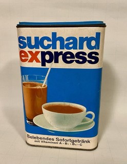 Alte Dose Suchard Express Kakaodose Vintage 18 x 11 5 x 6 cm