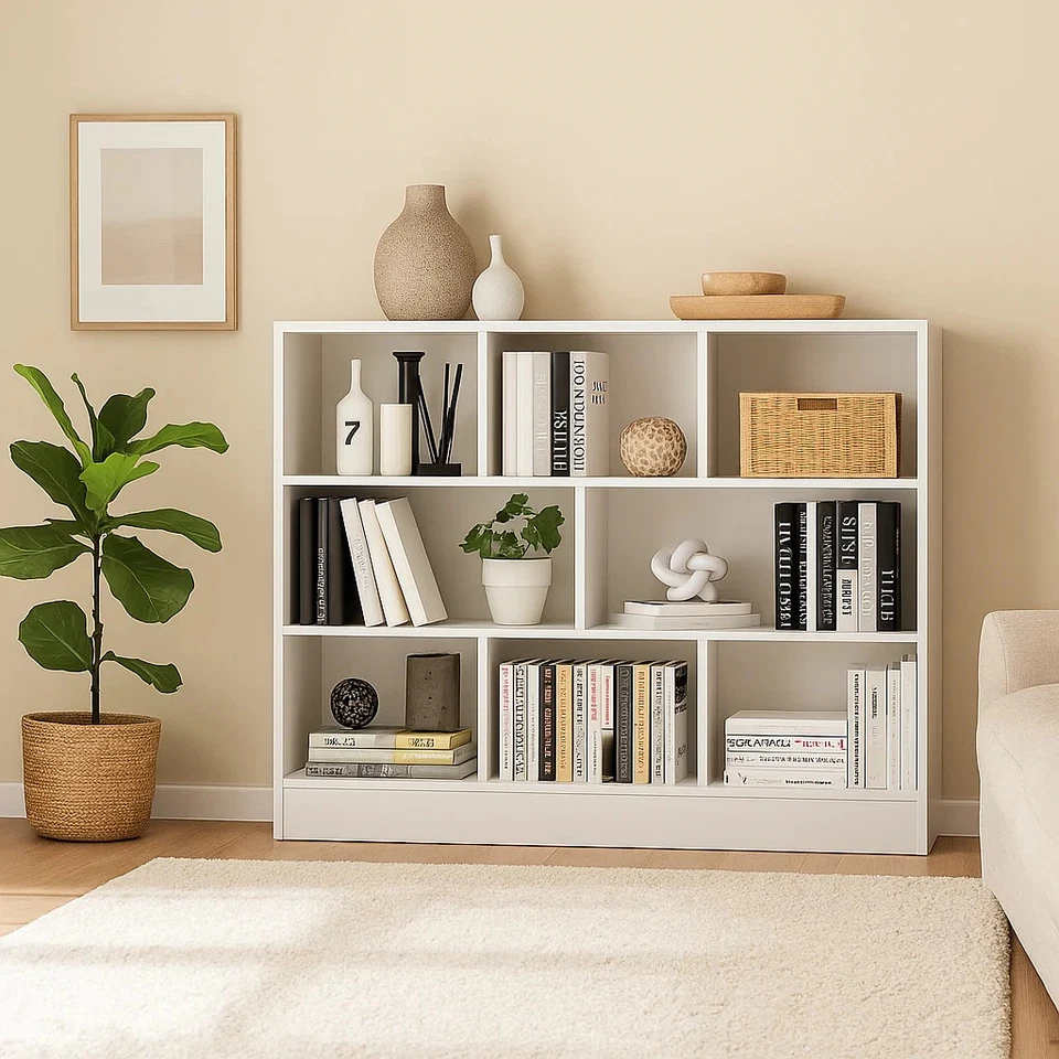 Foret Bookshelf Bookcase Book Shelf Display Shelves Storage Stand Rack Cabinet W - image 4 of 4