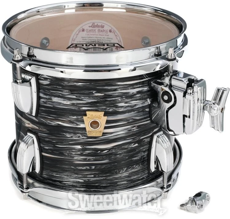 Tom Ludwig clásico montado en arce - 7" x 8" ostra negra vintage Foto 3 de 4