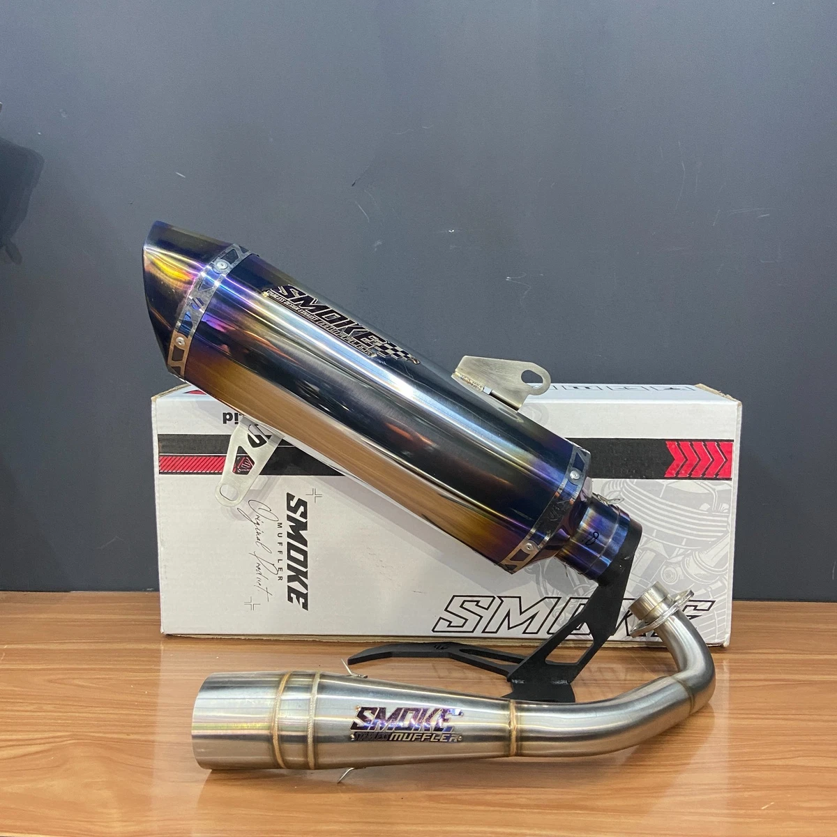 Stainless Steel Purple Motorcycle Silencers, Mufflers and Baffles