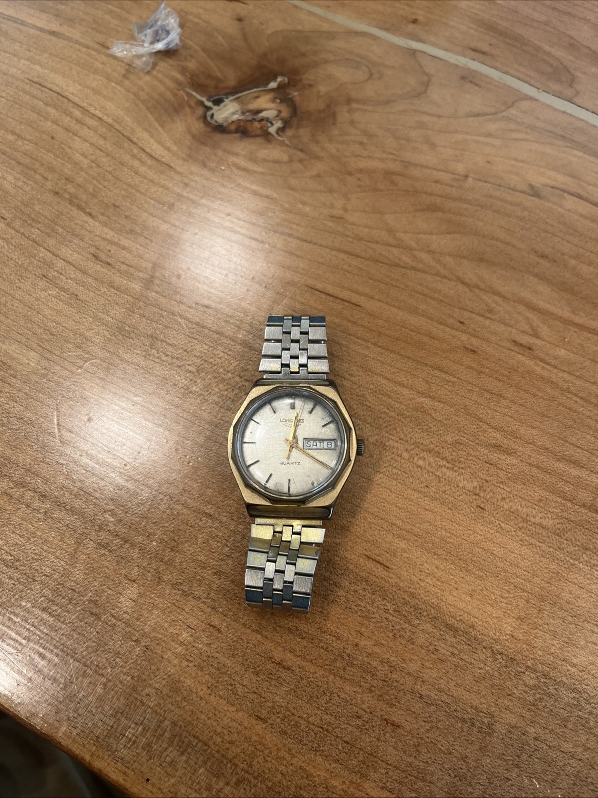 Longines Quartz Men's Vintage Watch for Parts or Repair