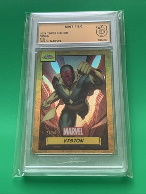TOPPS MARVEL GSG no PSA VISION  /50 limitierte Karte Sammlung Disney RAR