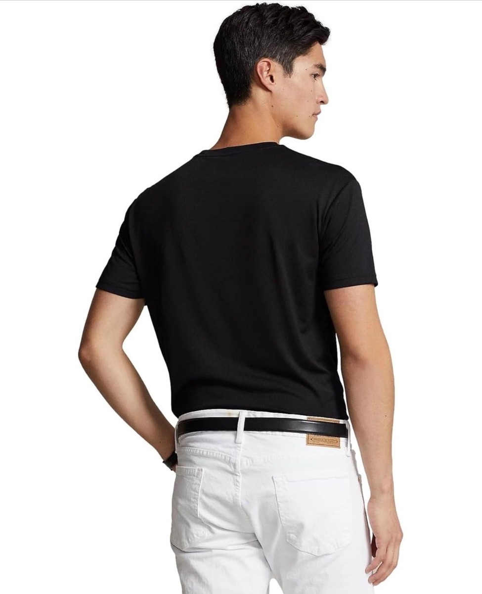 Polo Ralph Lauren Black Classic Fit PERFORMANCE Short Sleeve T