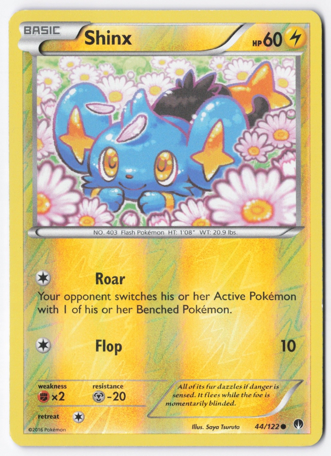 Shinx Reverse Holofoil Common XY - BREAKpoint 44/122 LP