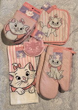 Marie The Aristocats Oven Mitts, Mini Mitts, Potholders, Towels, Scrubber Disney