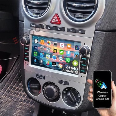 Android15 Apple Carplay Autoradio GPS Für Opel Zafira B Astra H Corsa C D Meriva