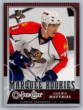 #529 Shawn Matthias 2008-09 O-Pee-Chee Florida Panthers Rookie