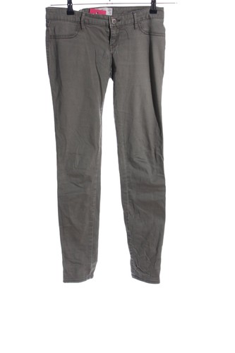 HOLLISTER Jeans a 7/8 Donna Jeans Taglia IT 40 grigio-verde stile casual