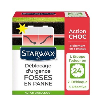 STARWAX Notfreischaltung Klärgruben Biologisch Geruchsstopp 24h 600g