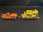 MATCHBOX LESNEY PRIME MOVER,ATLANTIC TRAILER AND BULLDOZER--Y619