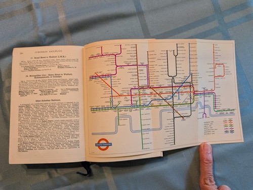 1956 Blue Guide Short Guide to London Findlay Muirhead Travel Book Maps 28 Plans - Foto 4 di 6