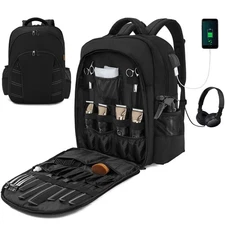 Barber Supplies Bag, Portable Backpack Bag for Clippers and Supplies, Travel ...