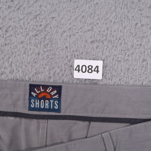 Faherty All Day Shorts Mens Size 36 Gray Performance Hybrid Chino (Flaws) - Picture 24 of 24