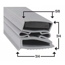 Traulsen 341-60143-00 Door Gasket, 25-3/8" X 56-1/2"