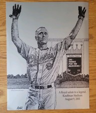 cal ripken jr a Royals salute to a legend 2001 Kauffman Stadium