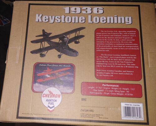 Chevron Aviation Fuel 1936 Keystone Loening Special Brushed Metal Edition - Picture 3 of 3