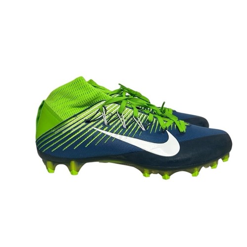 Nike Men’s Vapor Untouchable 2 PF TD Football Cleats Blue Neon Green Size 12 - Picture 2 of 14