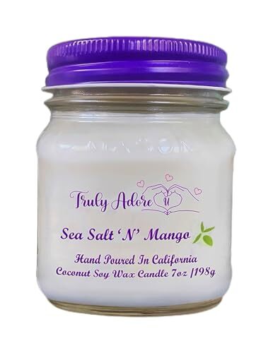 Sea Salt & Mango Scented Candles for Holiday and Birthday Gifts-image