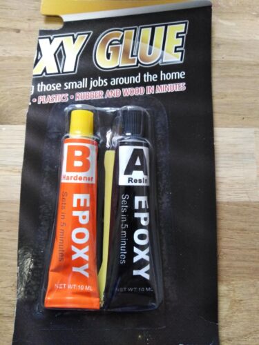 2Epoxy Glue Resin Strong Adhesive Kit Hardener Bonds Metal Plastic Wood Glass