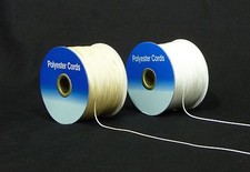 Quality Braided Blind Cord - 1.2mm and 2mm - Cream & White - 10m 20m 50m lengths