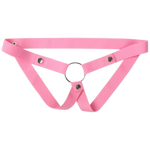 Slip uomo intimo cintura elastica jockstrap chiusura castità clubwear marsupio uomo - Foto 22 di 85