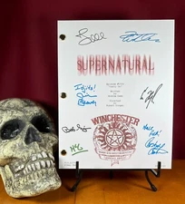 Supernatural Series Finale Script Signed- Autograph Reprints- Winchesters