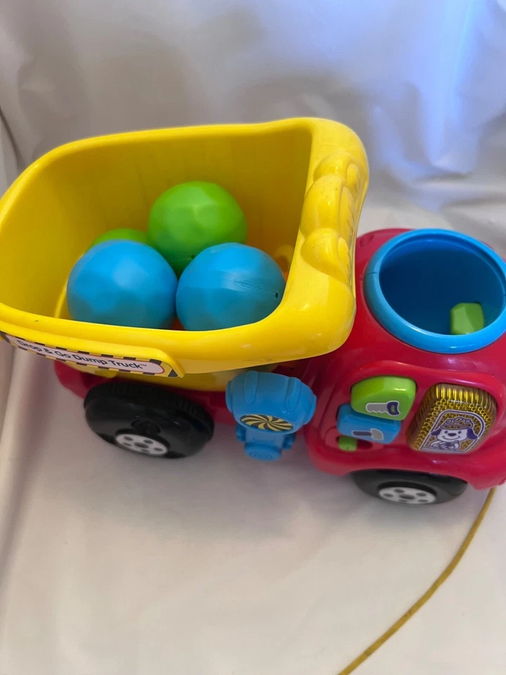 Camión de volteo Drop & Go Vtech juguete educativo para niños pequeños Foto 2 de 4