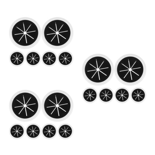 3 Pack Wire Hole Cover Plate Cable for Desktop Computer Cord Grommet - Afbeelding 4 van 5