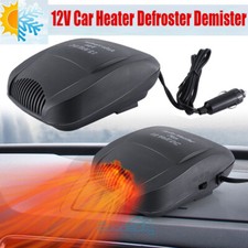 150W Car Heater Defroster Demister Fast Heating Fan, Plug in Cigarette Lighter