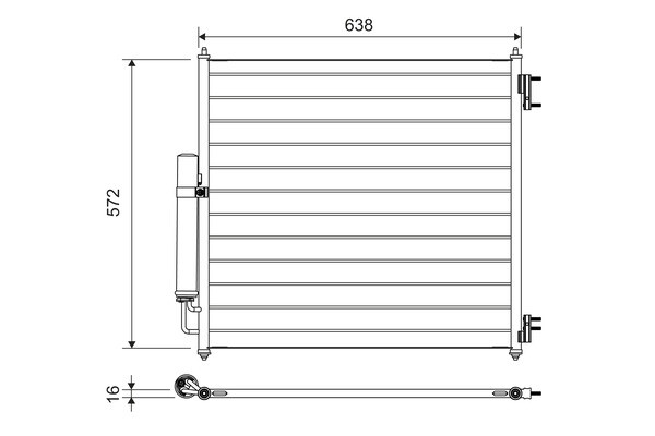 814053 VALEO Condenser, air conditioning for LAND ROVER