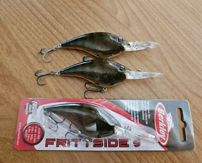 Berkley Frittside Brown Craw 9 Fishing Lure - 1/2 Oz, Realistic Crawfish Bait