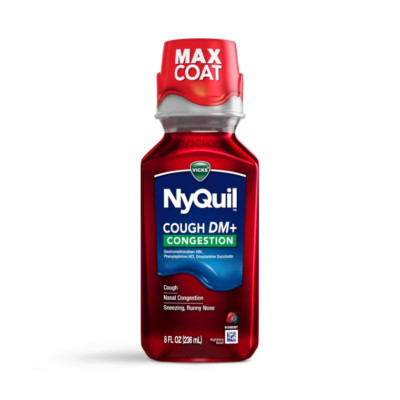 Vicks NyQuil Cough DM + Congestion Maximum Strength Nighttime Relief 236ml