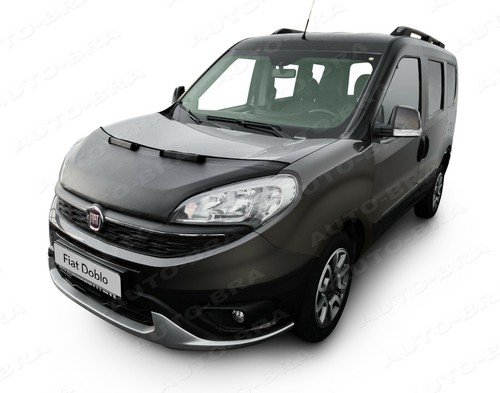 CARBON FIBER LOOK BONNET BRA Fits FIAT PANDA Since 2011 STONEGUARD