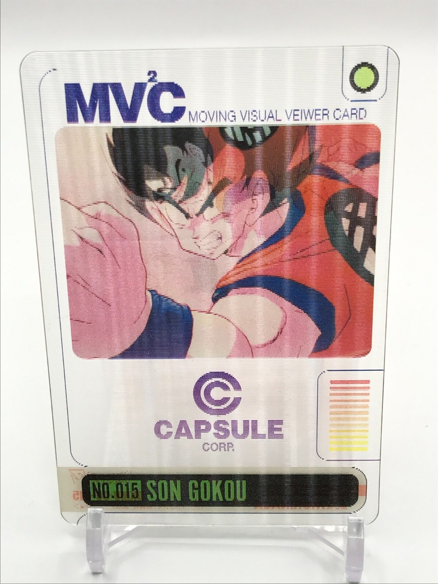 Goku DRAGON BALL Gumi 3D Card TCG MORINAGA Vintage Japan