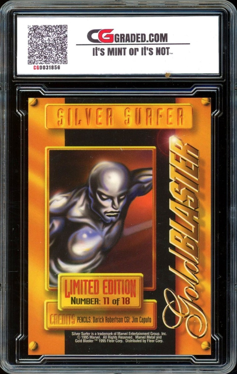 1995 Marvel メタル ハルク ゴールド ブラスター 1995 Marvel Metal #11 ~ GOLD BLASTER ~ Silver Surfer