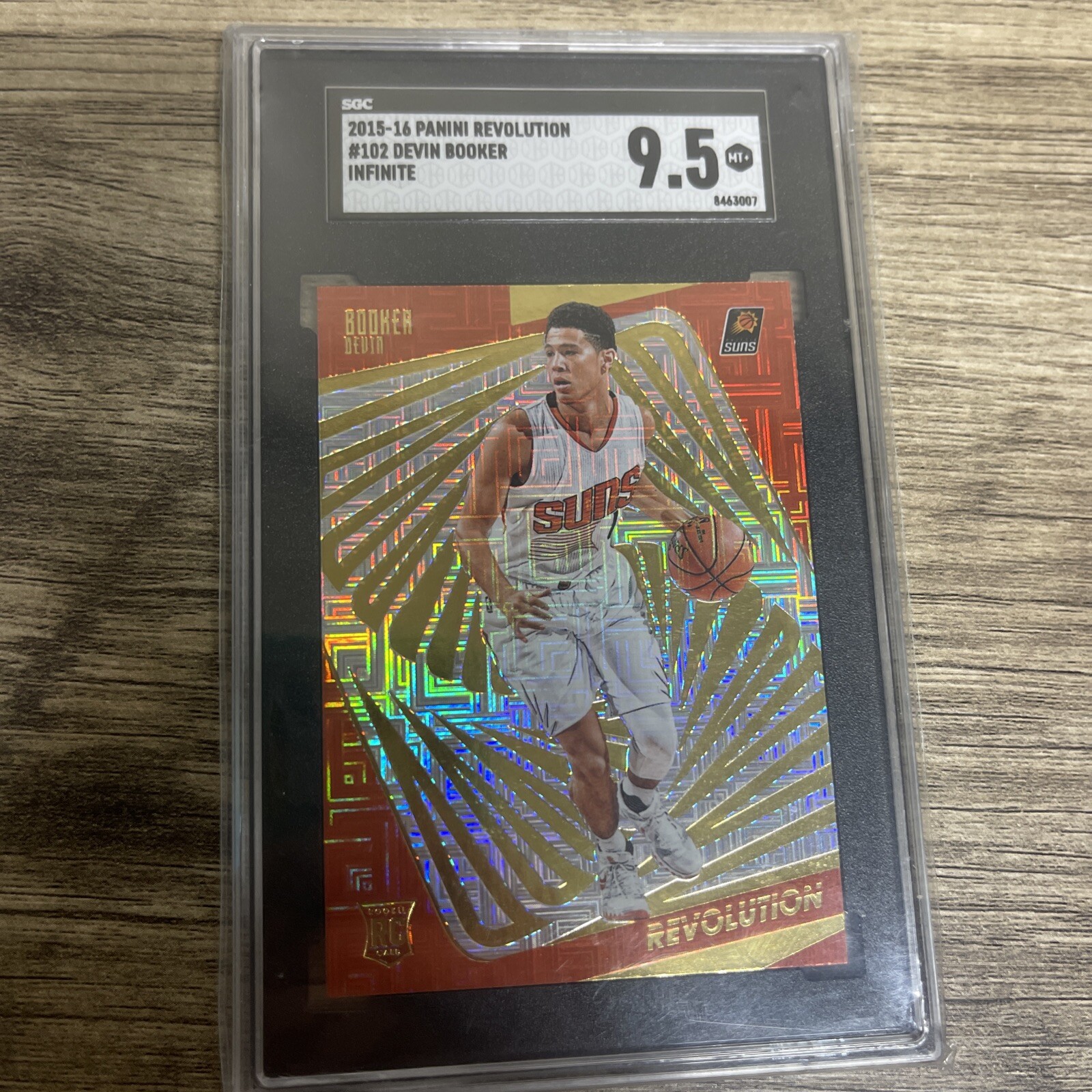 Devin Booker 2015 Panini Revolution RC Infinite #102 sgc 9.5