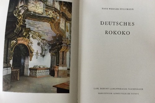 Die Blauen Bücher: Hans Werner Hegemann - Deutsches Rokoko (1958) Guter Zustand - Picture 5 of 11