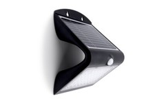 Integral LED True Solar Outdoor Wall Light PIR IP65 500LM 4W 4000K (Black)