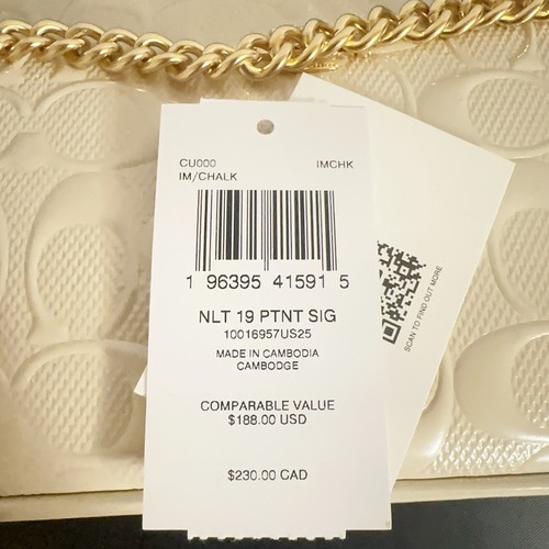NWT Coach Nolita 19 In Signature Leather cu000 - Picture 12 of 16