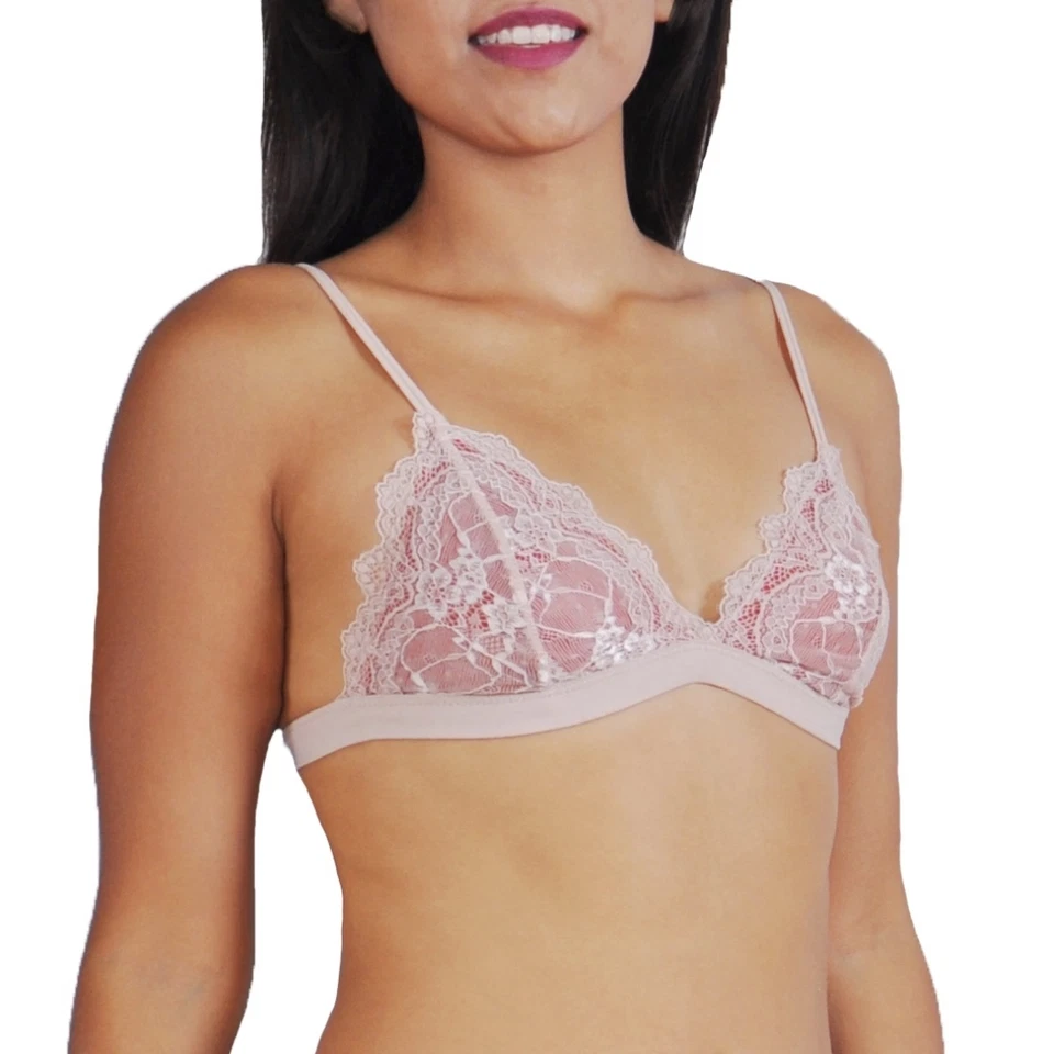 PRESTIGE BIATTA PRESTIGE BIATTA BEIGE OVERLAY LACE BRALETTE - Image 2 of 4