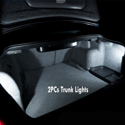 14-Piece Super White LED Interior Light Kit For 2008-2017 Buick Enclave - 6000K