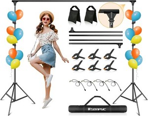 Wsenpyc Backdrop Support Stand 8.5 x 10 ft Photo Studio  New