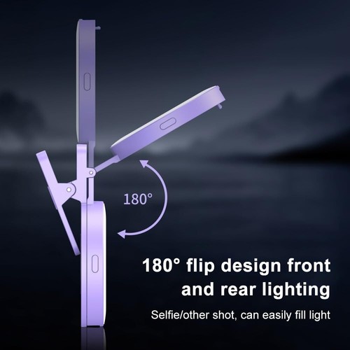 3 Licht modi Clip-on Selfie Ring Licht Ring-Licht Selfie Spiegel - Zdjęcie 5 z 10