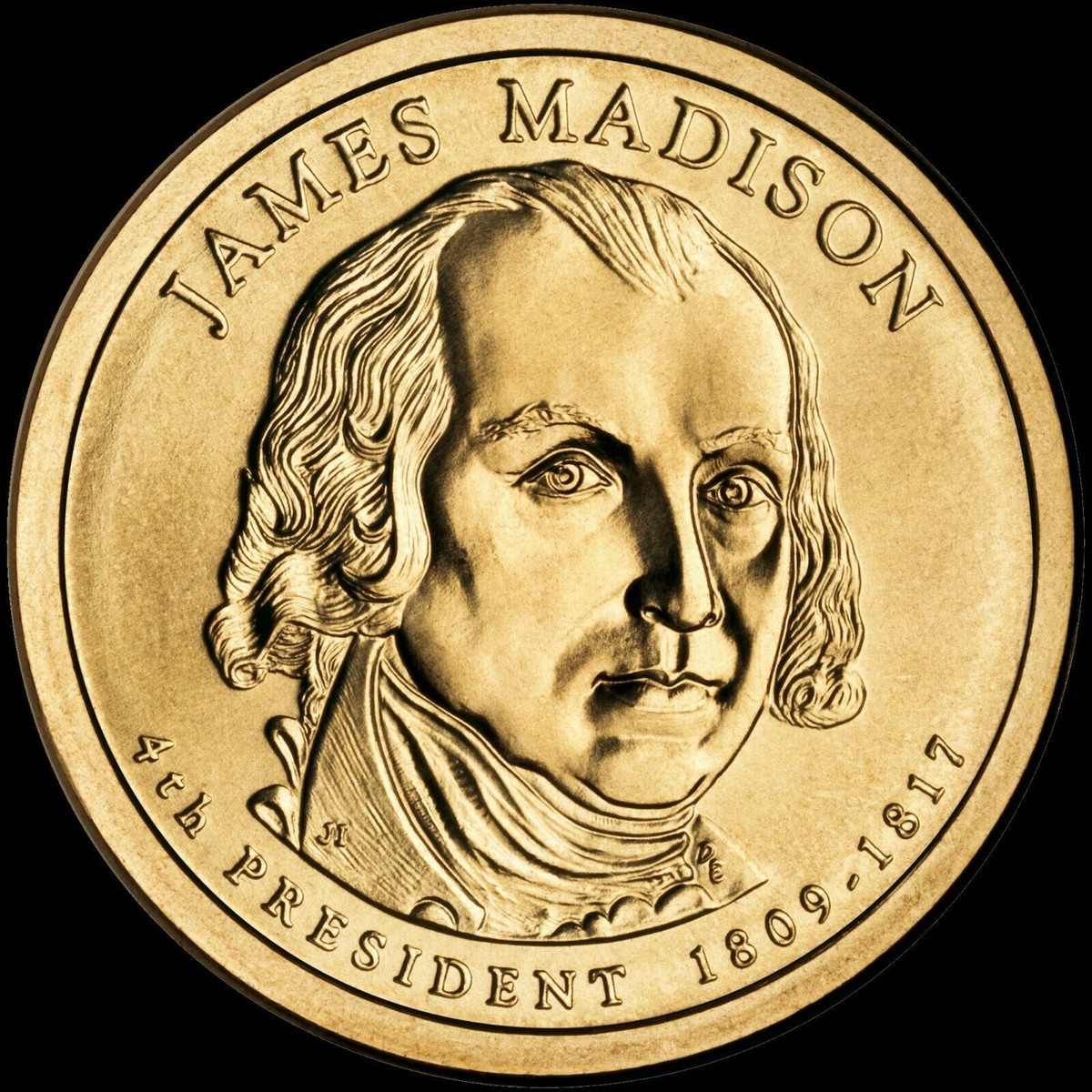2007 D James Madison Presidential Dollar Brilliant Uncirculated US